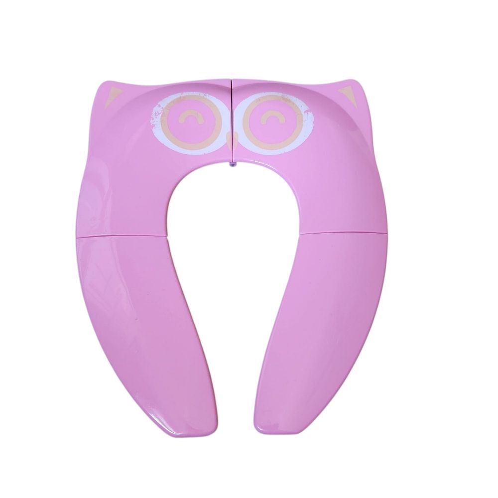 Gimars Non Slip Folding Travel Portable Pink Owl Travel Potty Seat & Bag